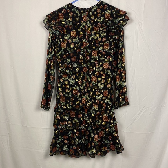 Veronica Beard ‘Parc Ruched Flora Ruffle Skirt Dress’ - Picture 7 of 8